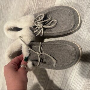 Cozy Gray HEYDUDE Shoes